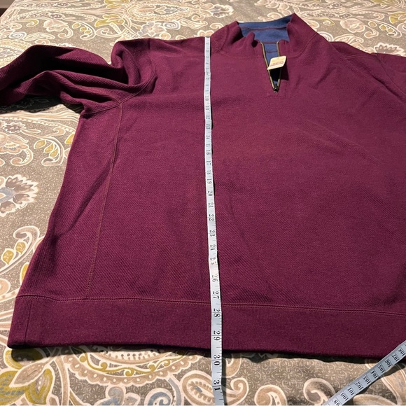 Tommy Bahama Flip Side Reversible Mock Collar Sweater XXL NWT - Picture 9 of 13